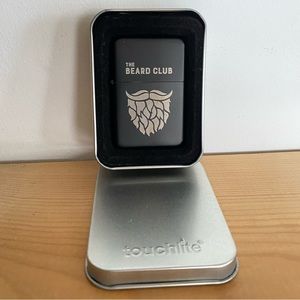 new TOUCHLITE refillable flip top metal lighter Beard Club